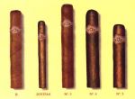 Samples of Havana cigars.
