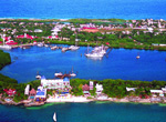 Isla Mujeres. Bird`s-eye view